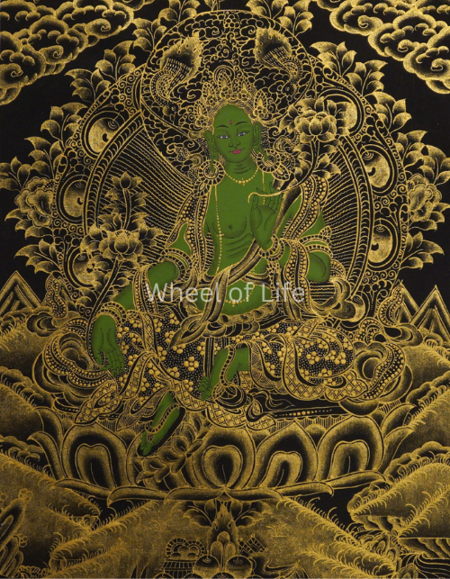 Green Tara - Wheel of Life Art Gallery Pvt. Ltd.