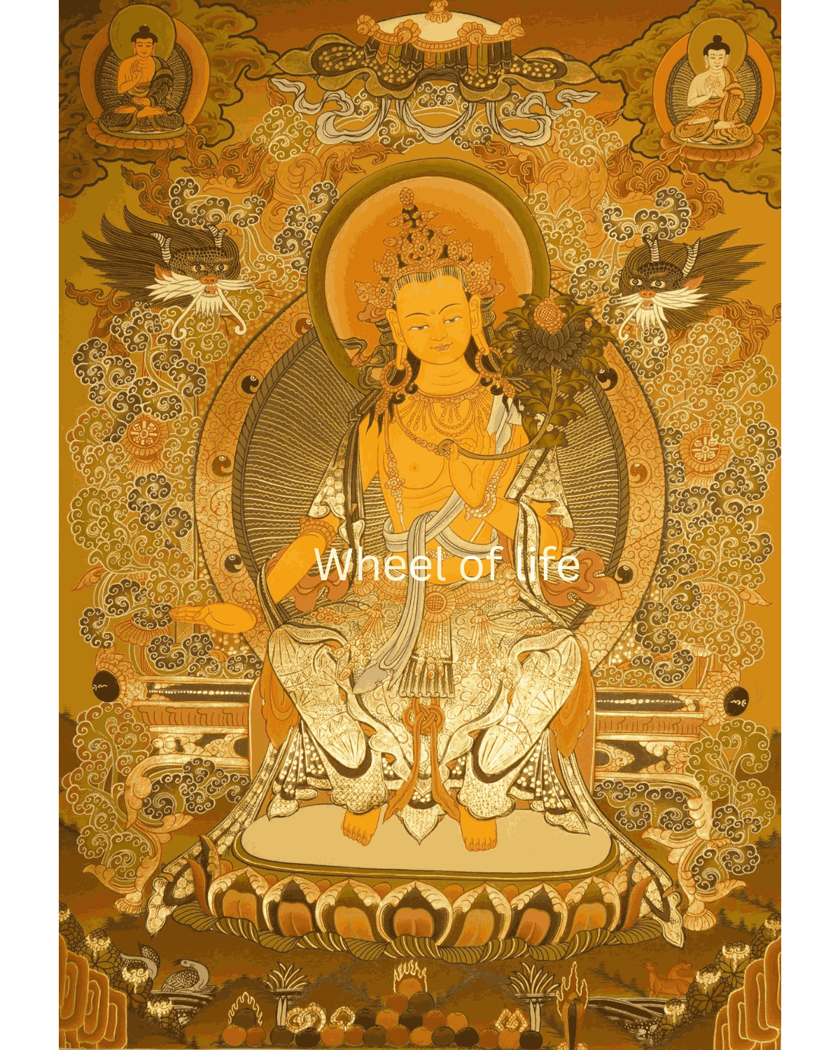 #Maitrey Buddha Thangka
